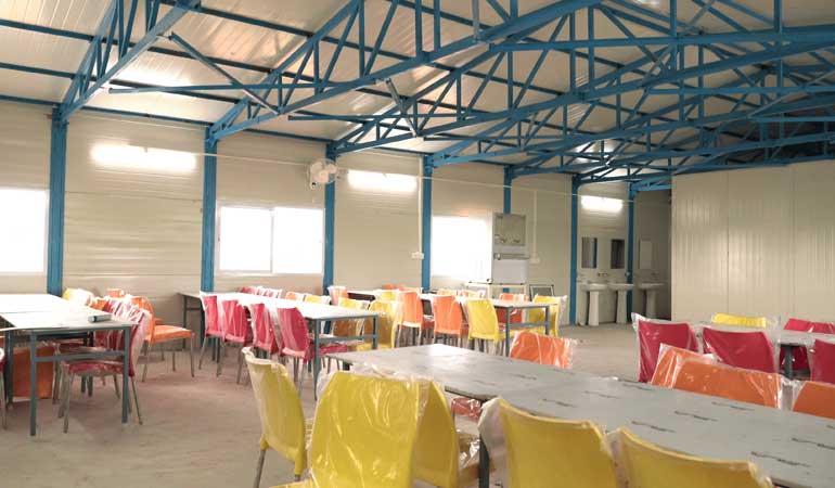 prefabricated canteen in Haryana