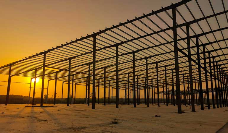 Prefabricated Industrial Sheds in Faizabad
