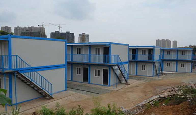 worker dormitory in Gujarat